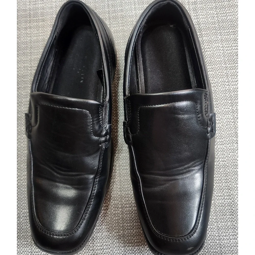 Sammy Slip Loafers Kids Size 2 Black Dress Shoes Formal Wedding